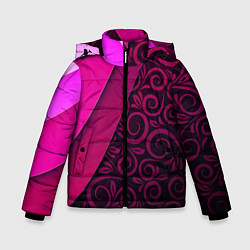 Куртка зимняя для мальчика BUTTERFLY, цвет: 3D-черный