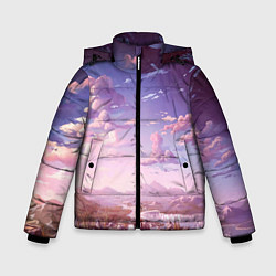 Куртка зимняя для мальчика Долина, цвет: 3D-черный
