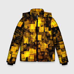 Куртка зимняя для мальчика Неоновый взрыв, цвет: 3D-светло-серый