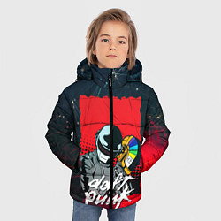 Куртка зимняя для мальчика DAFT PUNK MUSIC, цвет: 3D-черный — фото 2
