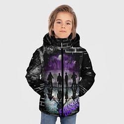 Куртка зимняя для мальчика Stranger Things Странные дела, цвет: 3D-черный — фото 2