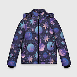 Зимняя куртка для мальчика Космический микс