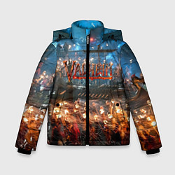 Куртка зимняя для мальчика Valheim Корабль, цвет: 3D-черный