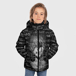 Куртка зимняя для мальчика Kaneki Ken 1000-7 цвета 3D-черный — фото 2