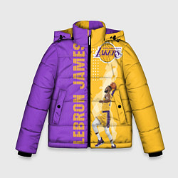Куртка зимняя для мальчика Леброн NBA, цвет: 3D-черный