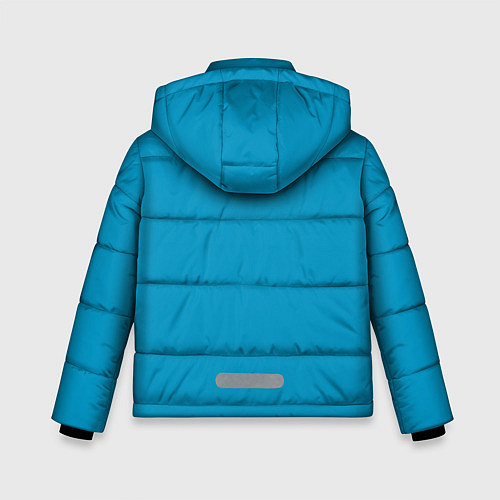 Зимняя куртка для мальчика Geometry Dash Icons / 3D-Светло-серый – фото 2