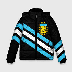 Куртка зимняя для мальчика Сборная Аргентины, цвет: 3D-черный