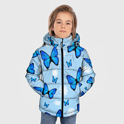 Куртка зимняя для мальчика Бабочки Моргенштерна, цвет: 3D-черный — фото 2