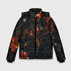 Куртка зимняя для мальчика Сочное лето, цвет: 3D-черный