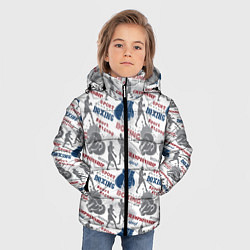 Куртка зимняя для мальчика Бокс, цвет: 3D-черный — фото 2