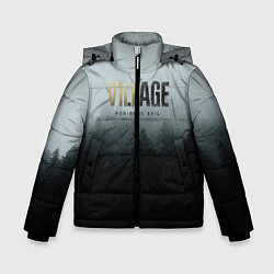 Куртка зимняя для мальчика Resident Evil Village, цвет: 3D-черный