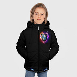 Куртка зимняя для мальчика BMW Car, цвет: 3D-черный — фото 2