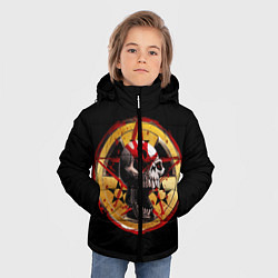 Куртка зимняя для мальчика Five Finger Death Punch FFDP, цвет: 3D-черный — фото 2