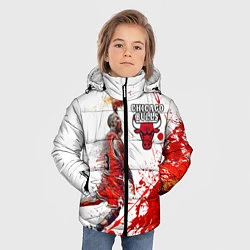 Куртка зимняя для мальчика CHICAGO BULLS 9, цвет: 3D-черный — фото 2