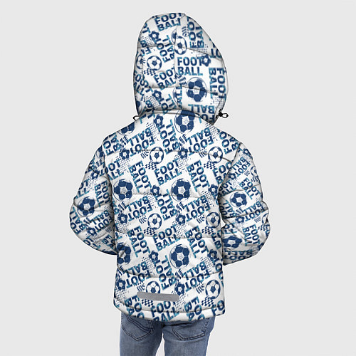 Зимняя куртка для мальчика FOOTBALL / 3D-Светло-серый – фото 4