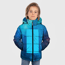 Куртка зимняя для мальчика Love Death And Robots Зима Блю, цвет: 3D-черный — фото 2