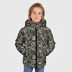 Куртка зимняя для мальчика Гангстер, цвет: 3D-черный — фото 2