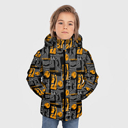 Куртка зимняя для мальчика Basketball, цвет: 3D-черный — фото 2