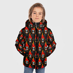Куртка зимняя для мальчика Бильярдист, цвет: 3D-черный — фото 2