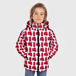 Куртка зимняя для мальчика KickBoxing, цвет: 3D-черный — фото 2