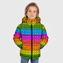Куртка зимняя для мальчика POP it ИГРУШКА АНТИСТРЕСС, цвет: 3D-красный — фото 2