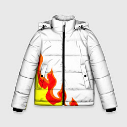 Зимняя куртка для мальчика Огонь