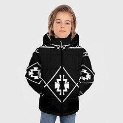 Куртка зимняя для мальчика КИМОНО ДРАКЕНА V2, цвет: 3D-черный — фото 2