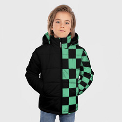 Куртка зимняя для мальчика КОСТЮМ TANJIRO KAMADO ТАНДЖИРО, цвет: 3D-черный — фото 2
