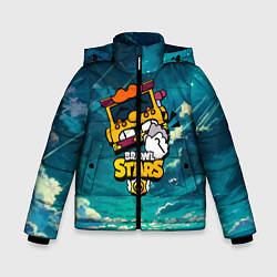 Куртка зимняя для мальчика Грифф Griff Brawl Stars, цвет: 3D-красный