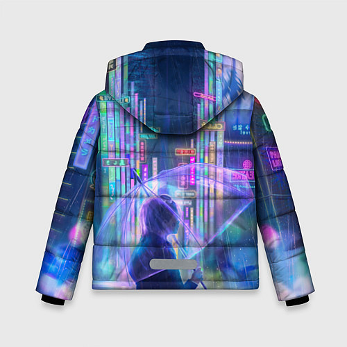 Зимняя куртка для мальчика ANIME NEON / 3D-Светло-серый – фото 2