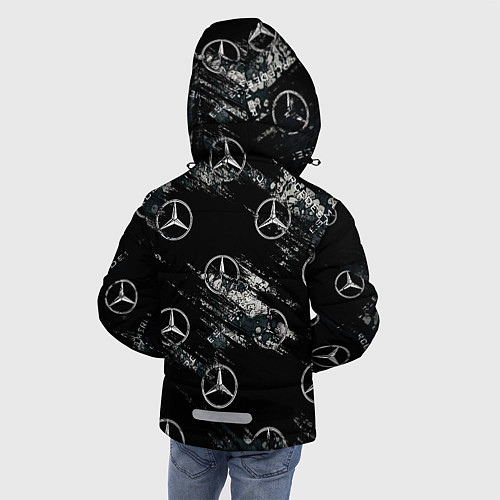 Зимняя куртка для мальчика MERCEDES / 3D-Светло-серый – фото 4