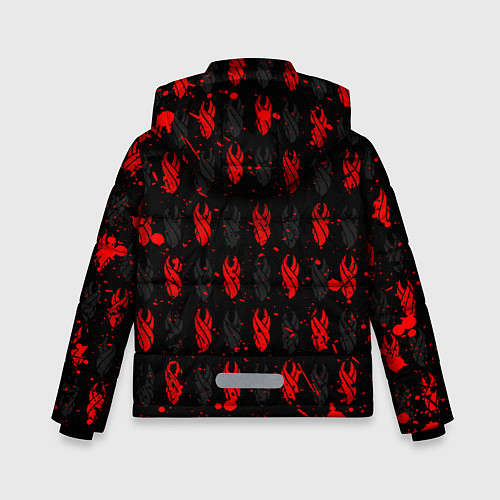 Зимняя куртка для мальчика DEAD SPACE МЁРТВЫЙ КОСМОС / 3D-Красный – фото 2