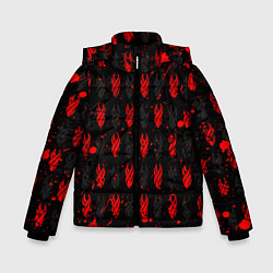 Куртка зимняя для мальчика DEAD SPACE МЁРТВЫЙ КОСМОС, цвет: 3D-красный