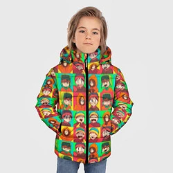 Куртка зимняя для мальчика Аниме Южный парк, цвет: 3D-светло-серый — фото 2