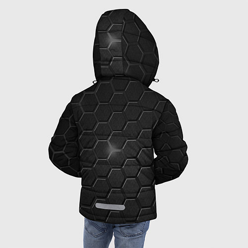 Зимняя куртка для мальчика MERCEDES LOGO BRONZE / 3D-Светло-серый – фото 4