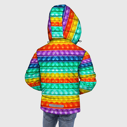 Зимняя куртка для мальчика ПОП ИТ ANTI-STRESS / 3D-Светло-серый – фото 4