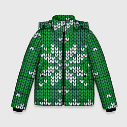 Куртка зимняя для мальчика Снежинка, цвет: 3D-светло-серый