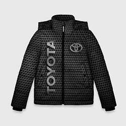 Куртка зимняя для мальчика TOYOTA STEEL HONEYCOMBS, цвет: 3D-светло-серый