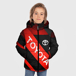 Куртка зимняя для мальчика TOYOTA LINES, цвет: 3D-черный — фото 2