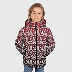 Куртка зимняя для мальчика Love СССР, цвет: 3D-черный — фото 2