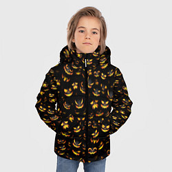 Куртка зимняя для мальчика Ночные монстры, цвет: 3D-черный — фото 2