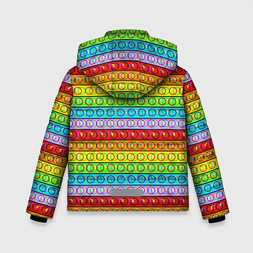 Зимняя куртка для мальчика GLITCH POP IT ГЛИТЧ ПОП ИТ / 3D-Светло-серый – фото 2