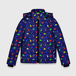 Зимняя куртка для мальчика Разноцветные Лампочки