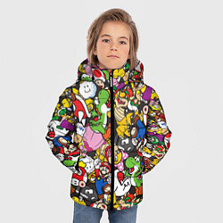 Куртка зимняя для мальчика Mario ALLSTARS, цвет: 3D-светло-серый — фото 2