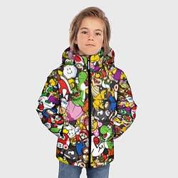 Куртка зимняя для мальчика Mario ALLSTARS, цвет: 3D-черный — фото 2