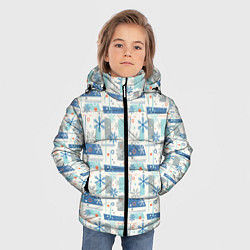 Куртка зимняя для мальчика Зимний Дизайн, цвет: 3D-черный — фото 2