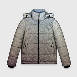 Куртка зимняя для мальчика Металликскин, цвет: 3D-черный