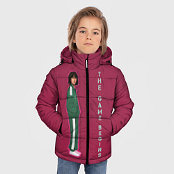 Куртка зимняя для мальчика Сэ Бёк, цвет: 3D-черный — фото 2