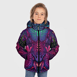 Куртка зимняя для мальчика Скоростная тварь, цвет: 3D-красный — фото 2