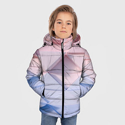 Куртка зимняя для мальчика Треугольники для тебя, цвет: 3D-красный — фото 2